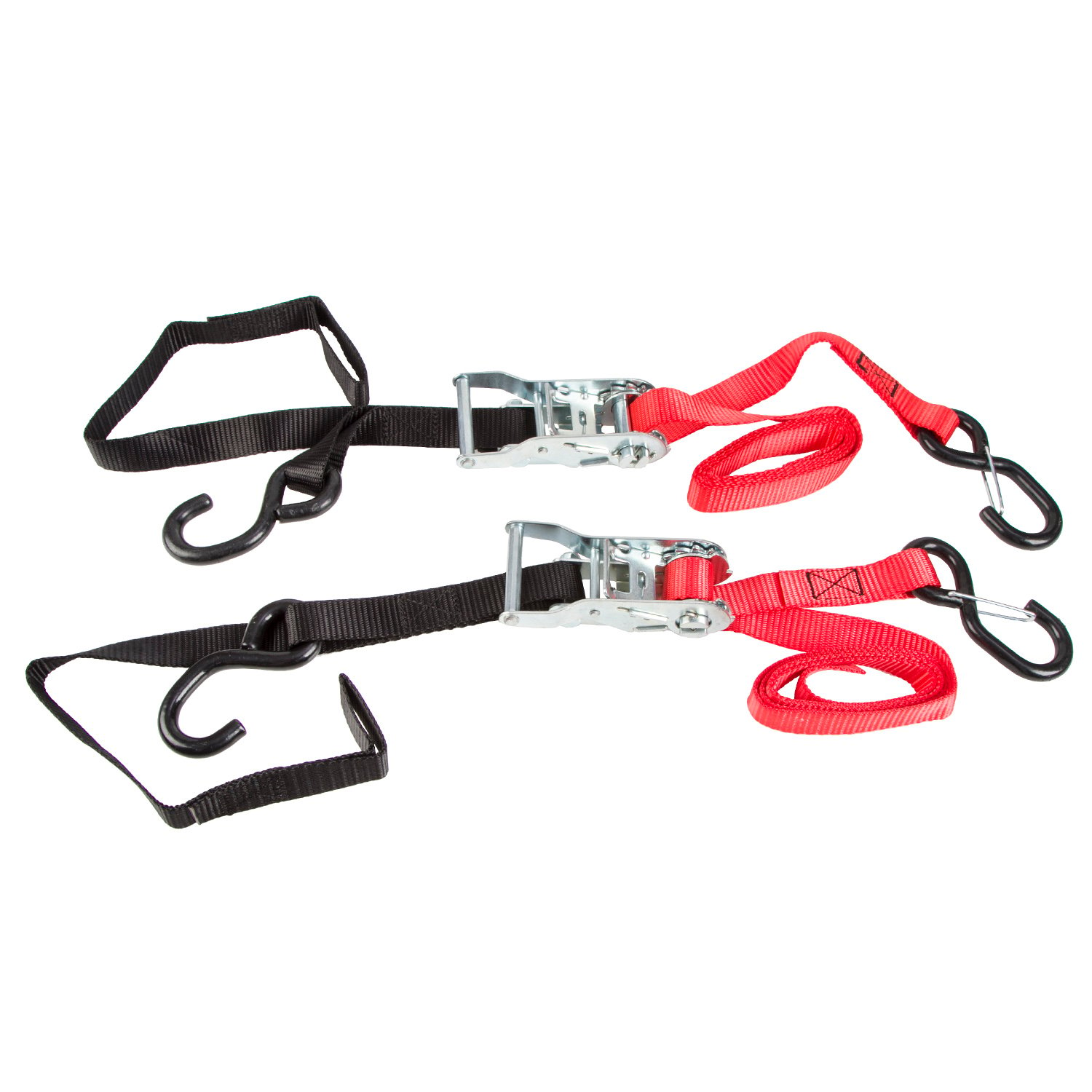 DRC Tie Down  with ratchet, 2 pcs, red