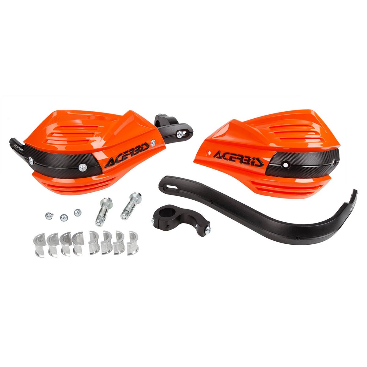 Acerbis Handguards X-Factor Orange/Black, Incl. Mounting Kit