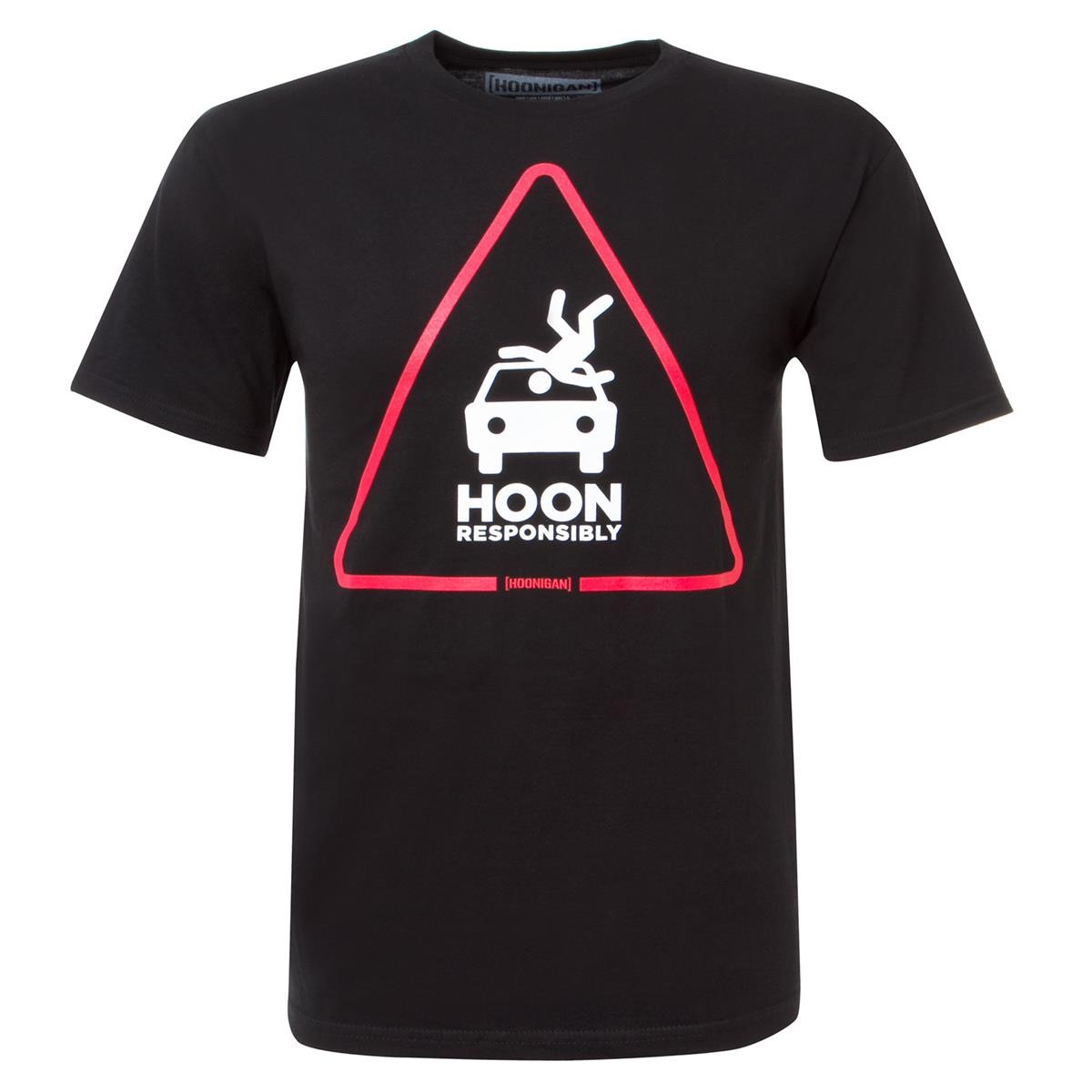 Hoonigan T-Shirt Hoon Responsibly Black