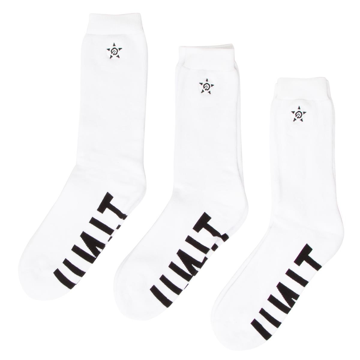 Unit Socks Hilux 2 3er Pack, White