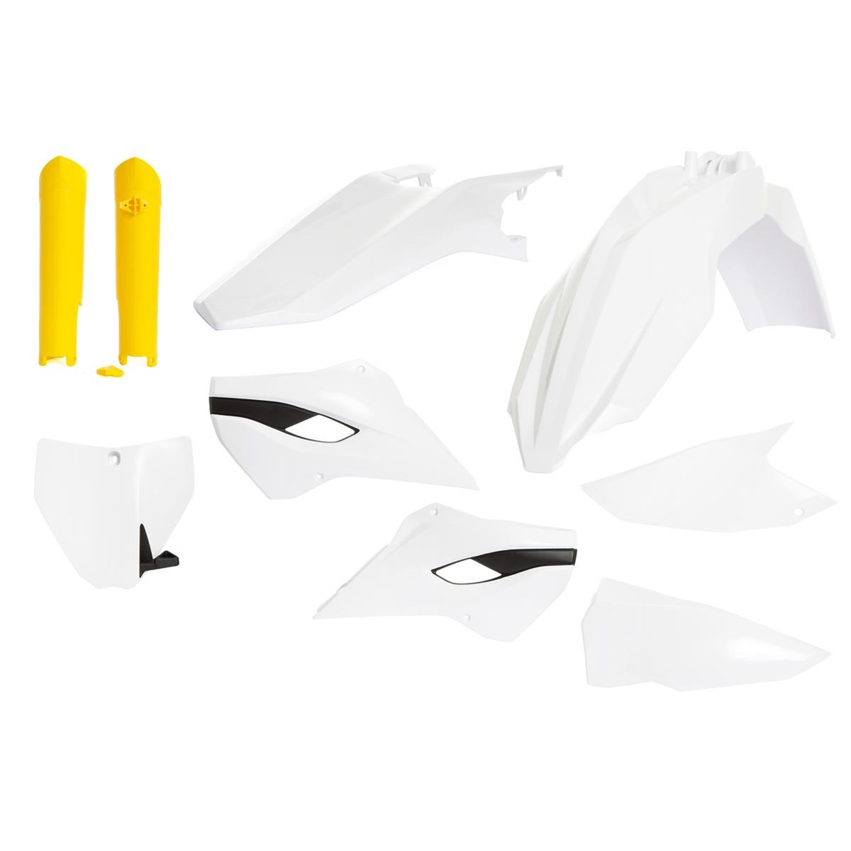 Acerbis Plastic Kit Full-Kit Husqvarna TC/FC 2014, Replica, White
