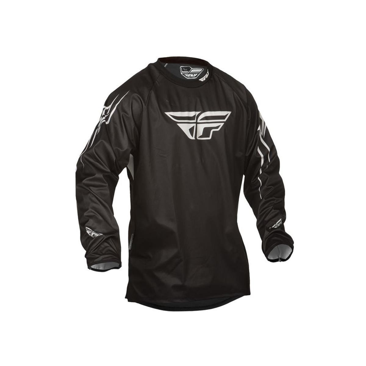Fly Racing Maillot MX Windproof Technical Black