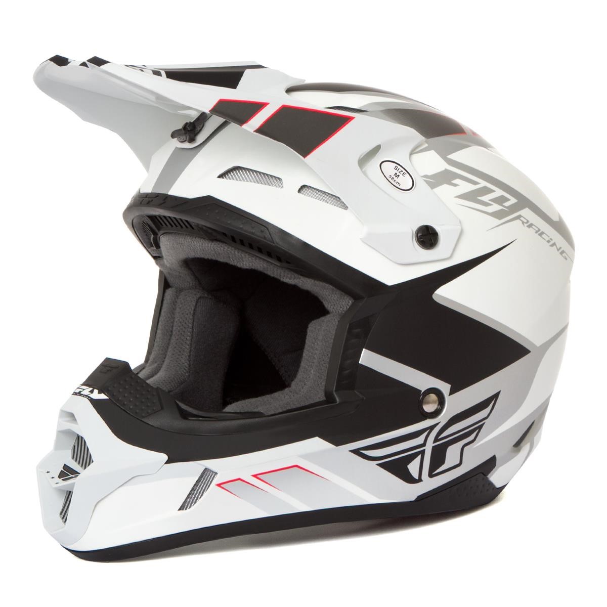 Fly Racing Helmet Kinetic Impulse - White/Black