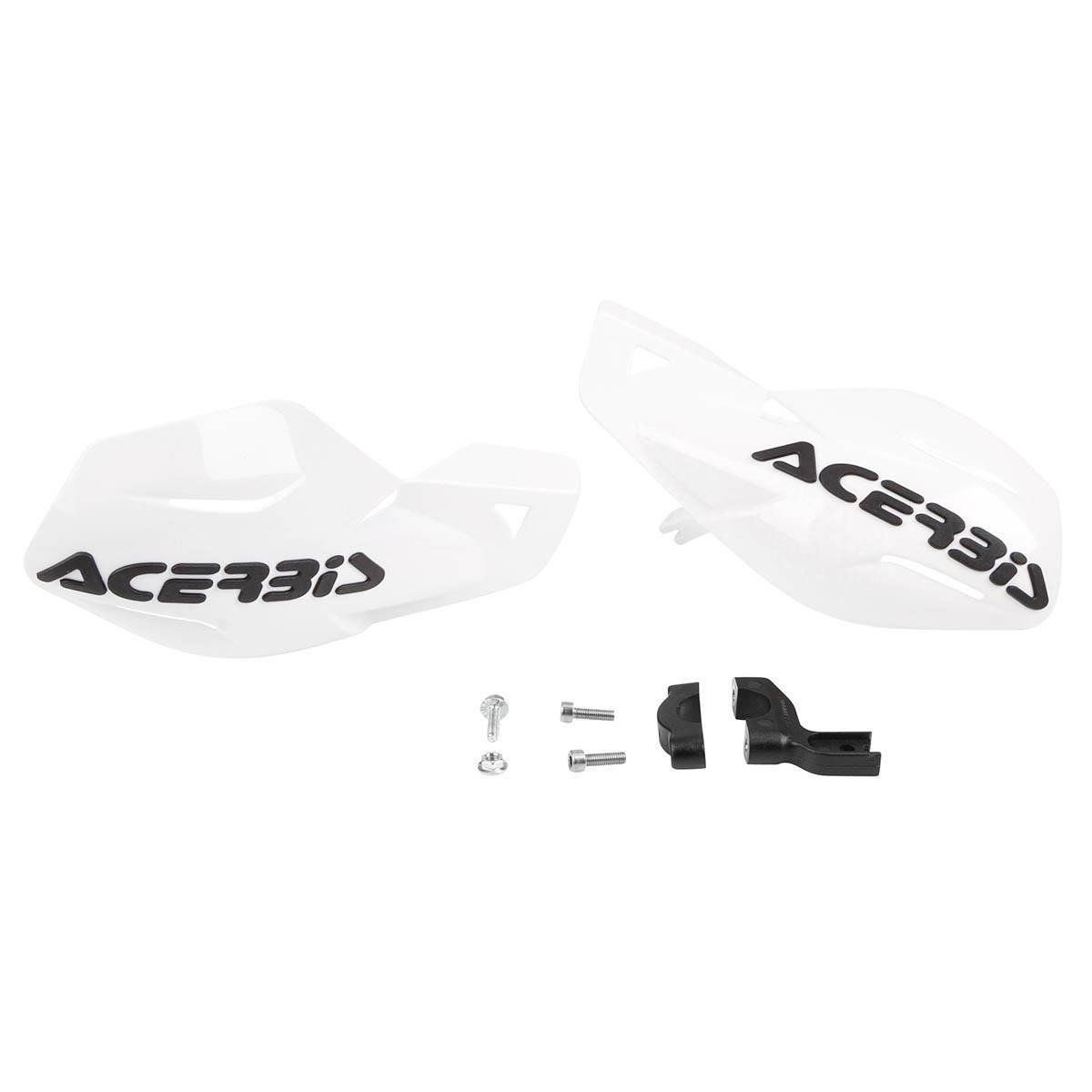 Acerbis Mx Uniko Offroad Motorcycle Hand Guards White 