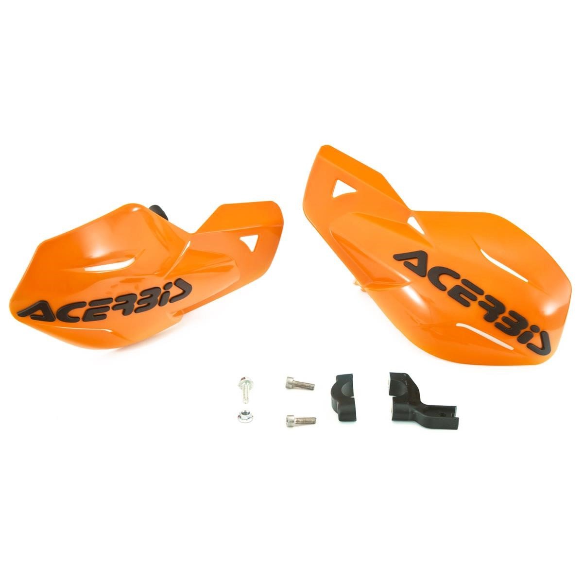 Acerbis Protège Mains MX Uniko Orange, Kit de Montage inclus