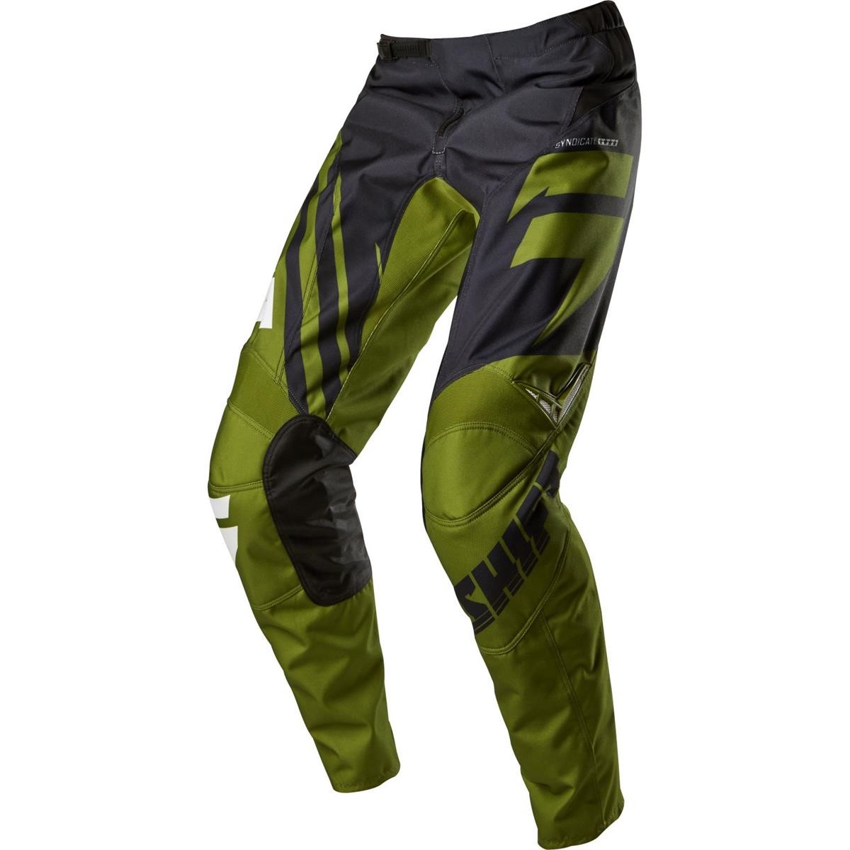 Shift Pantaloni MX Assault Race Black/Green