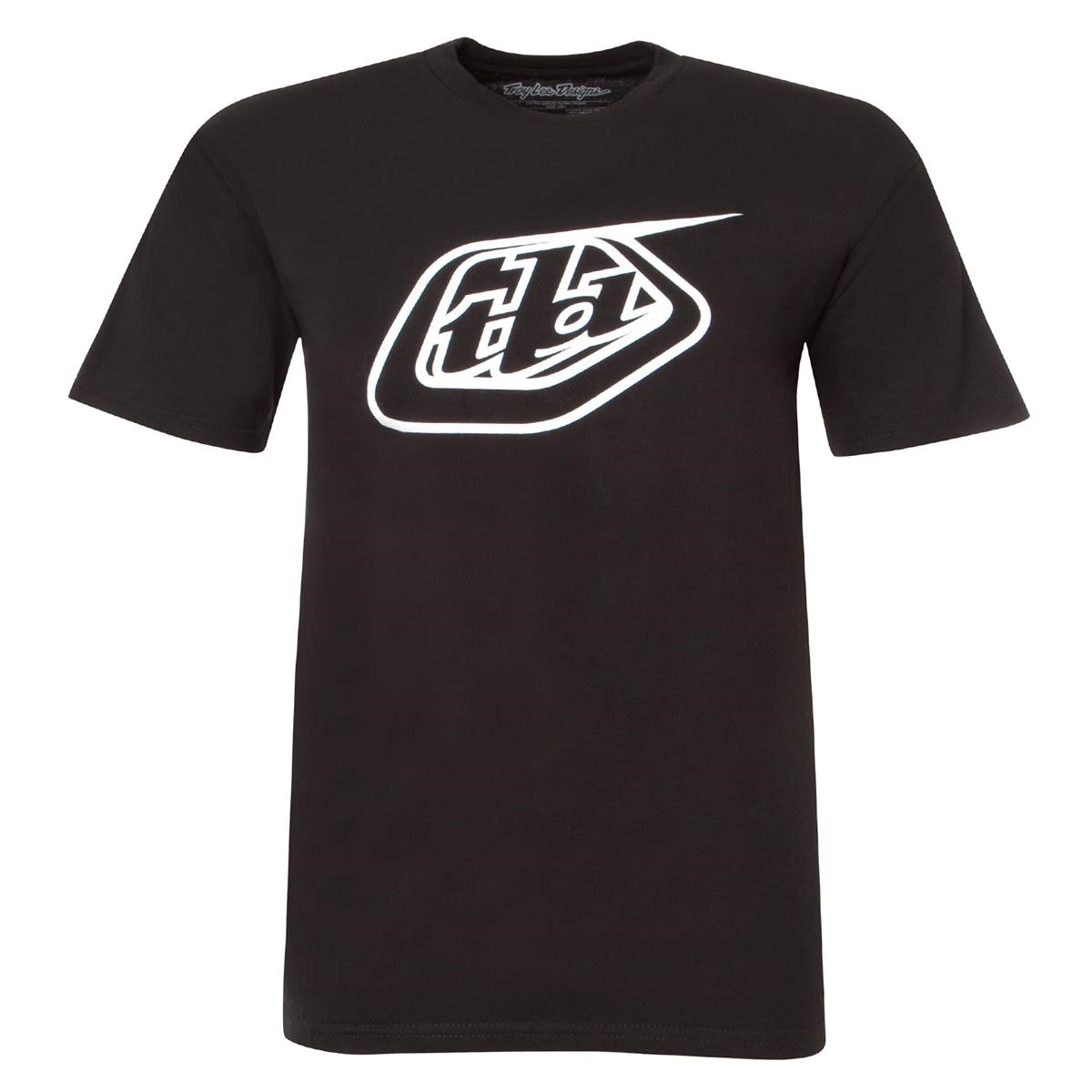 Troy Lee Designs T-Shirt Logo Black/White