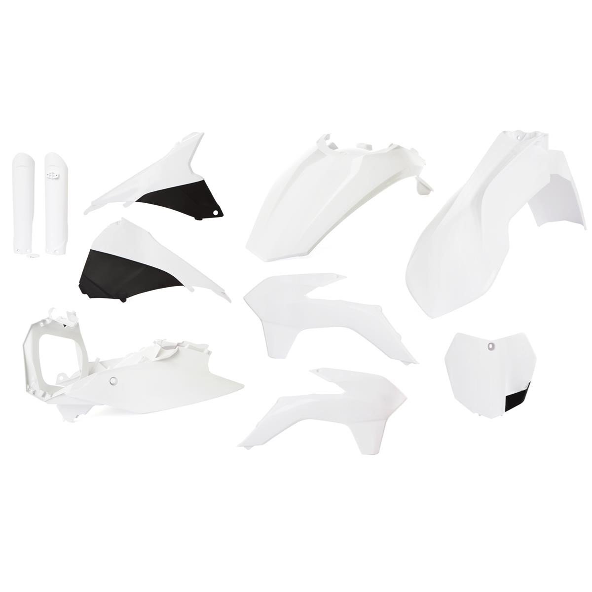Acerbis Kit Plastique complet Full-Kit KTM SX 125/150/250, SX-F 250/350/450, Blanc