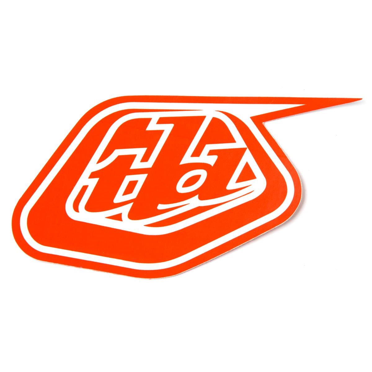 Troy Lee Designs Sticker Shield Orange - 6 inches