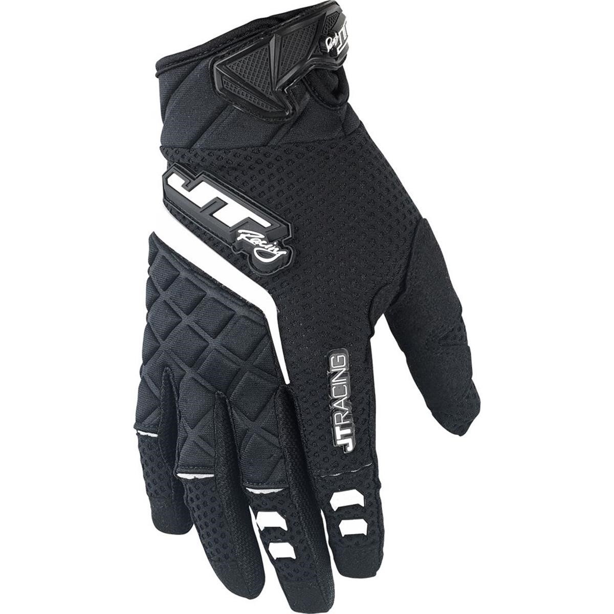 JT Racing USA Handschuhe Protek Schwarz/Weiß