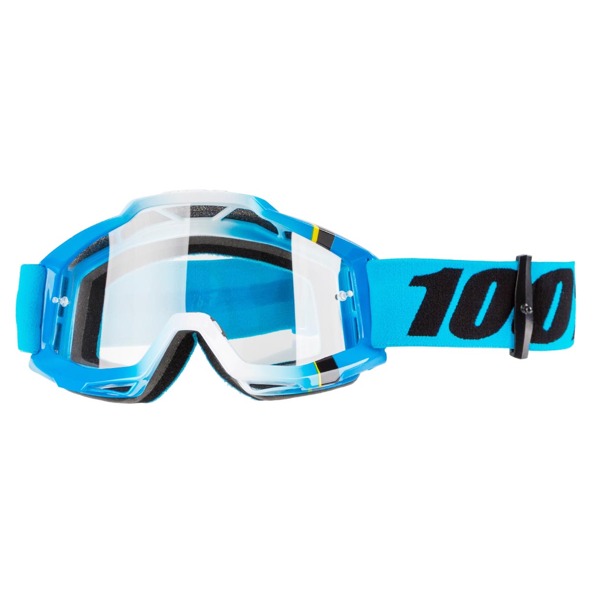 100% Goggle The Accuri Blue Crystal - Clear Anti-Fog
