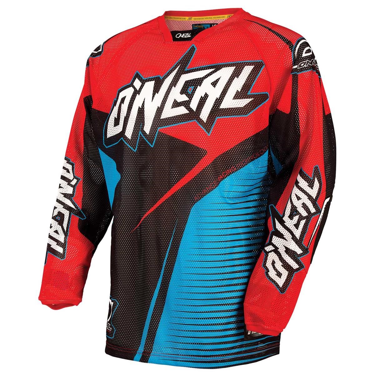 O'Neal Maillot MX Hardwear Flow Vented - Blue/Red