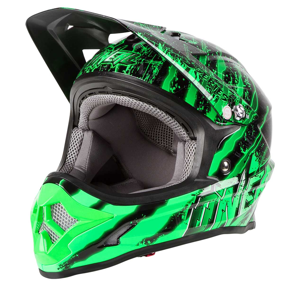 O'Neal Kids MX Helmet 3Series Mercury Black/Green