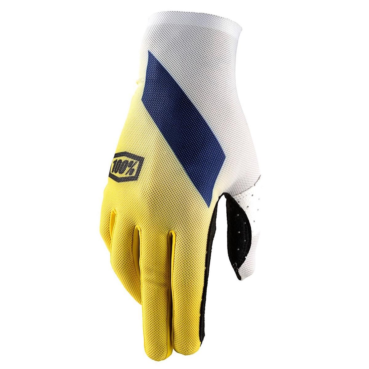 100% Gloves Celium Slant Yellow