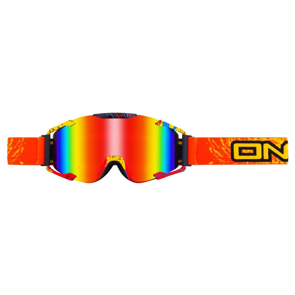 O'Neal MX Goggle B2 Spray Orange - Radium
