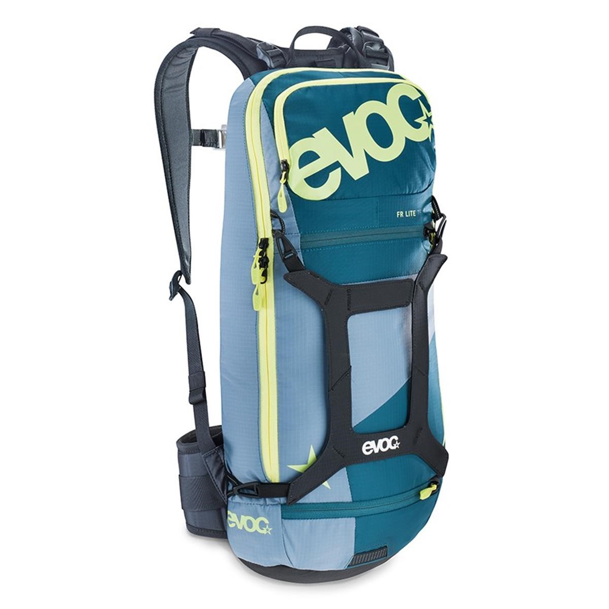 Evoc Protector Backpack with Hydration System Compartment FR Lite Team Petrol/Stone, 10 Liter