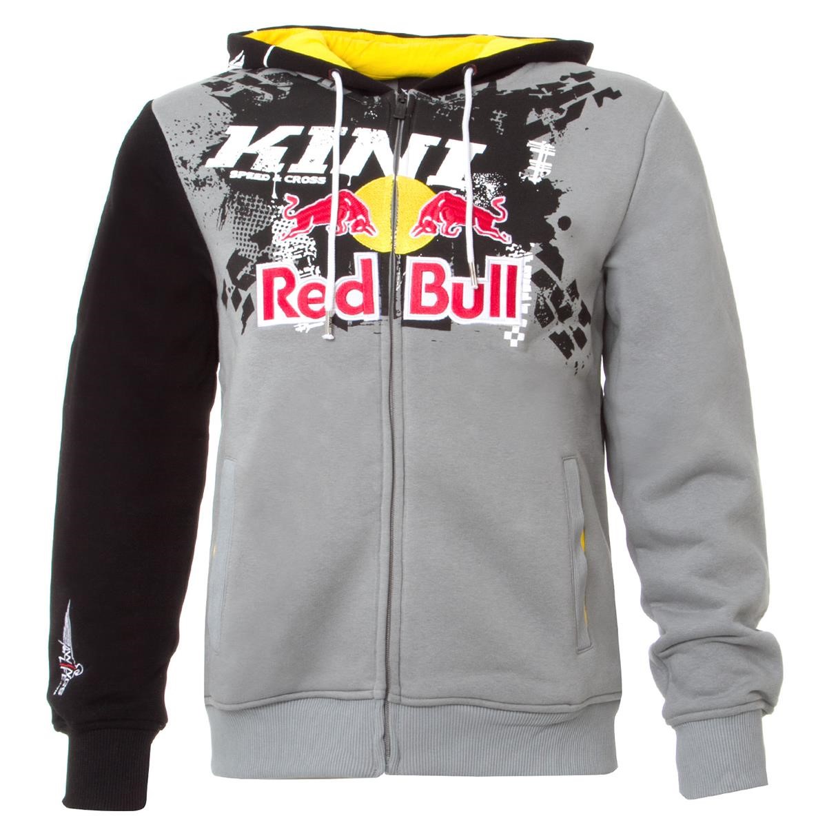 Kini Red Bull Zip Hoody Crossed Black/Grey