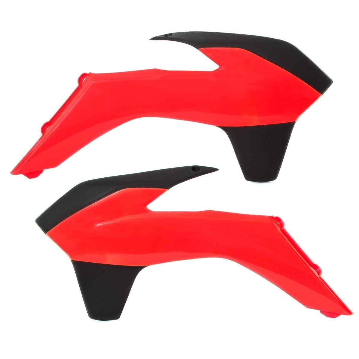 Acerbis Ouie de Radiateur  KTM SX/SXF 13-14, EXC/EXC-F 2014, Neon Orange/Noir