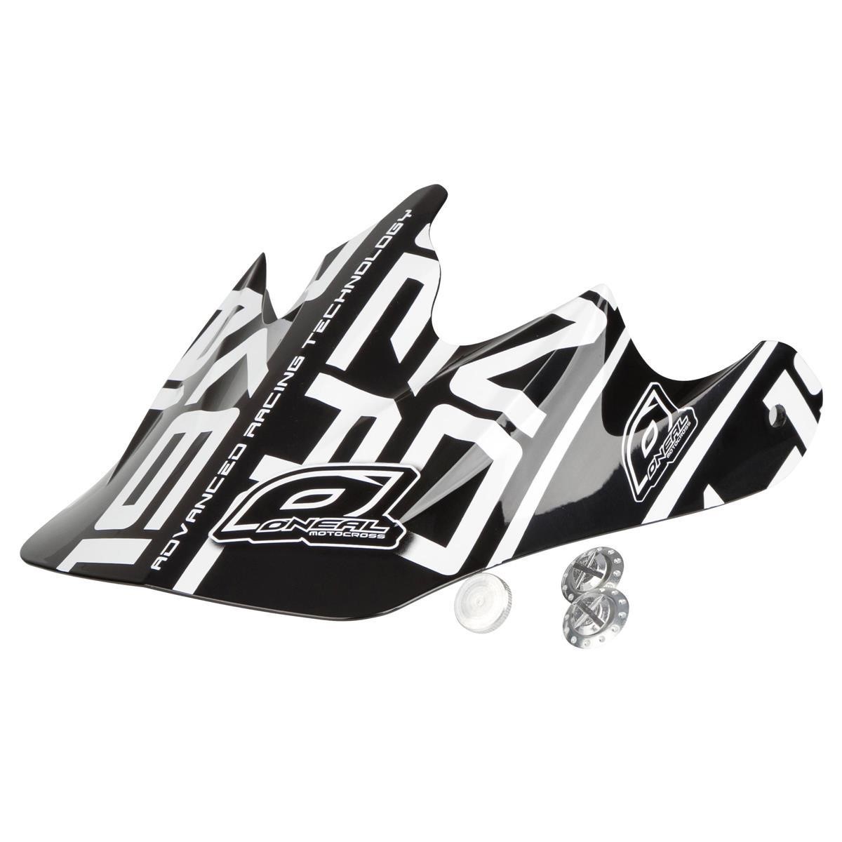 O'Neal MX Helmet Visor Backflip Fidlock DH Evo Race Black/White