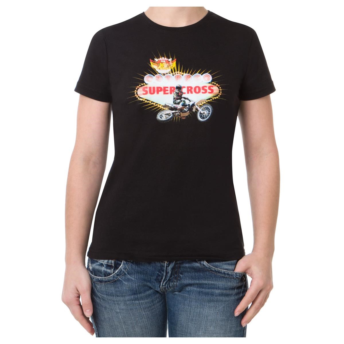 Kings of Xtreme Donna T-Shirt Supercross Leipzig Nero