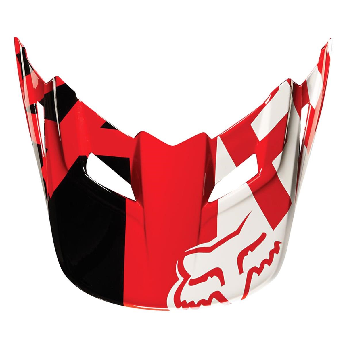 Fox MX Helmet Visor V1 Race - Red