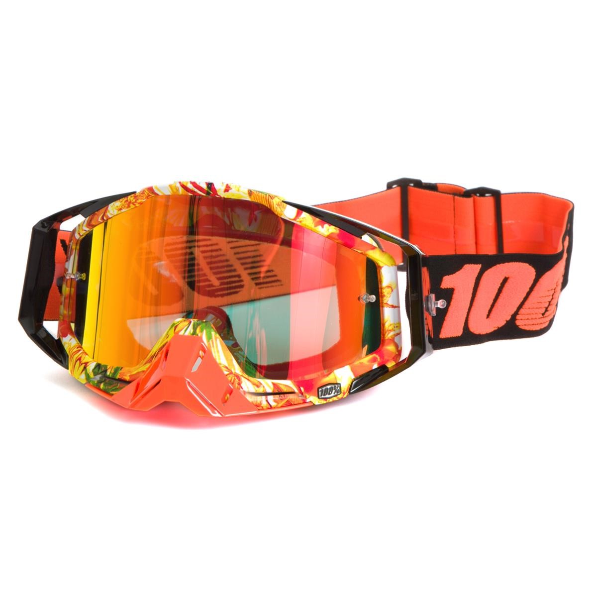 100% Goggle The Racecraft Paradise - Mirror Red