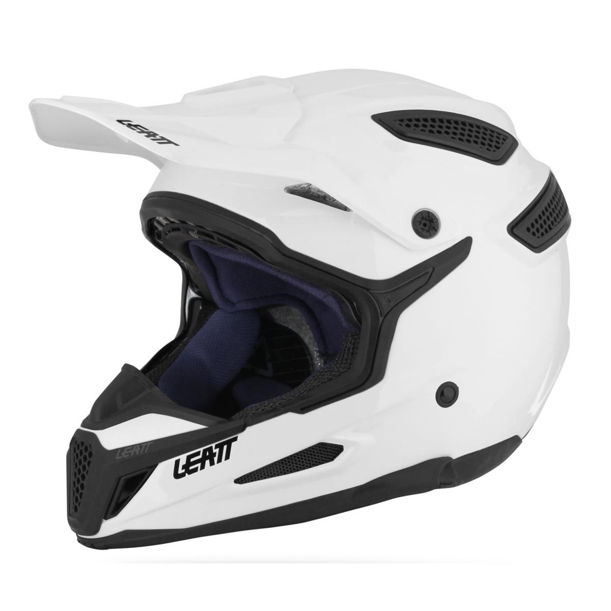Leatt Helm GPX 5.5 Composite Solid Weiß
