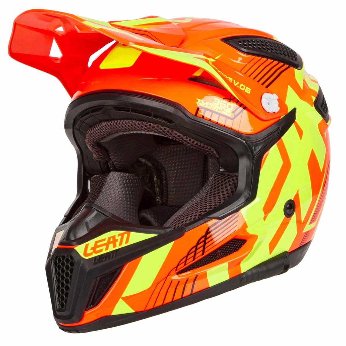 Leatt Kids Motocross-Helm GPX 5.5 Composite V06 Orange/Gelb
