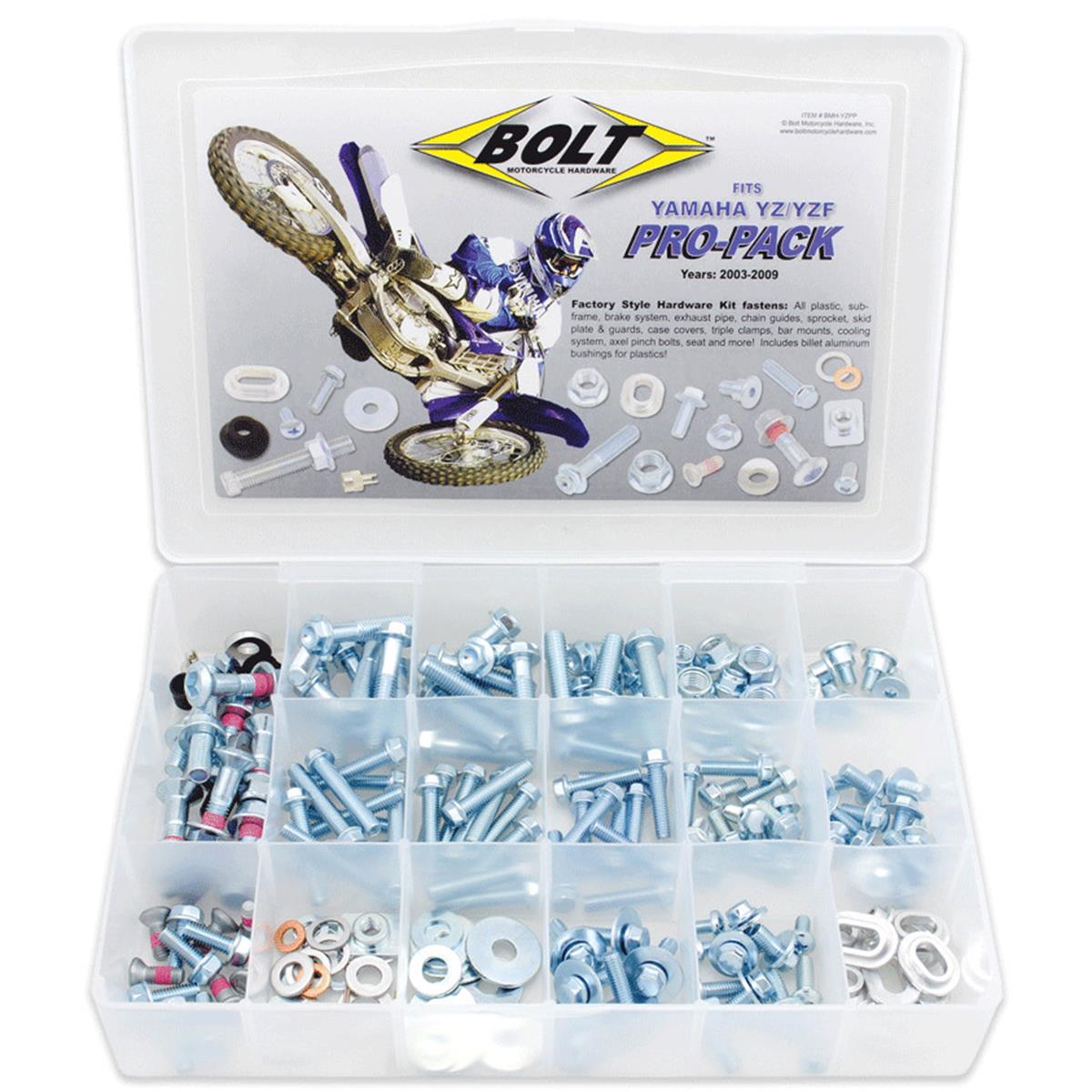 Bolt Kit de Boulons Pro-Pack 190 pieces, Yamaha YZ / YZF 03-13