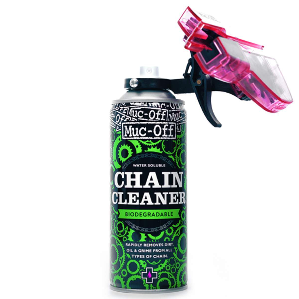 Muc-Off Chain Cleaning Device Chain Doc with Chain Cleaner Liquid, 400 ml