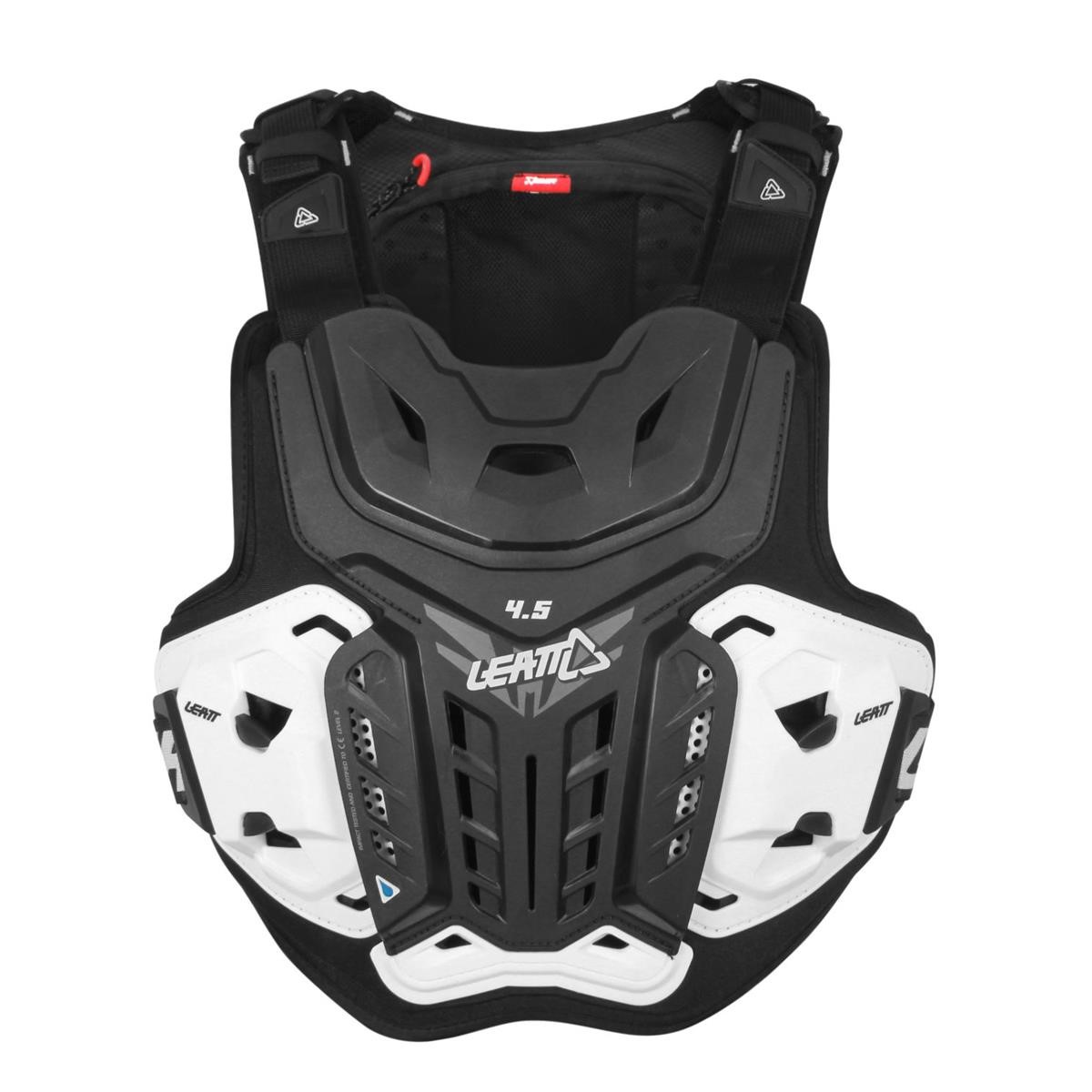 Leatt Chest Protector 4.5 Hydra inclusive Hydration Pack, Black/White