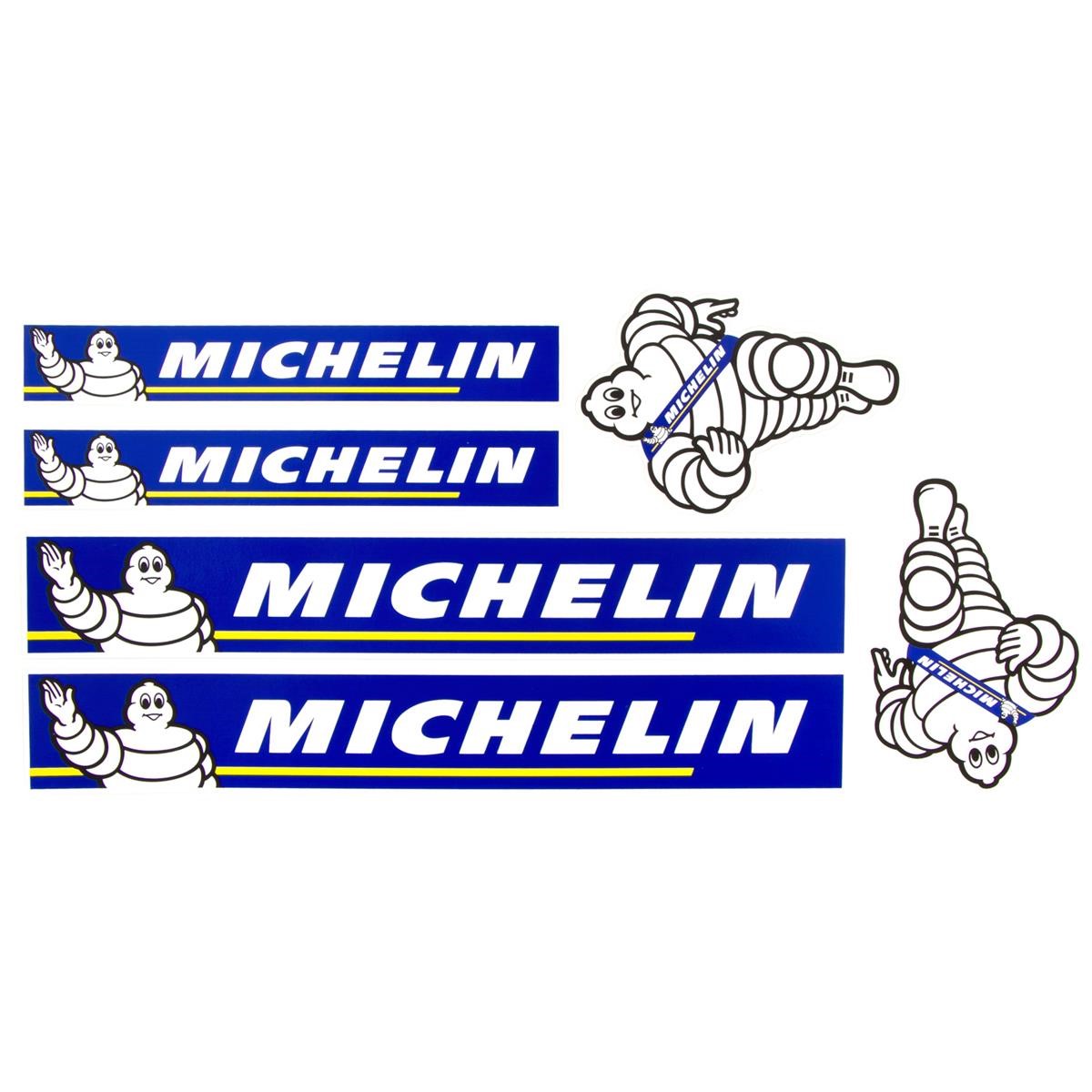 Michelin Stickerbogen  Blau