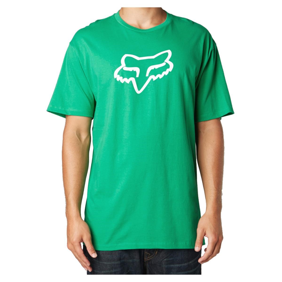 Fox T-Shirt Legacy Fox Head Green