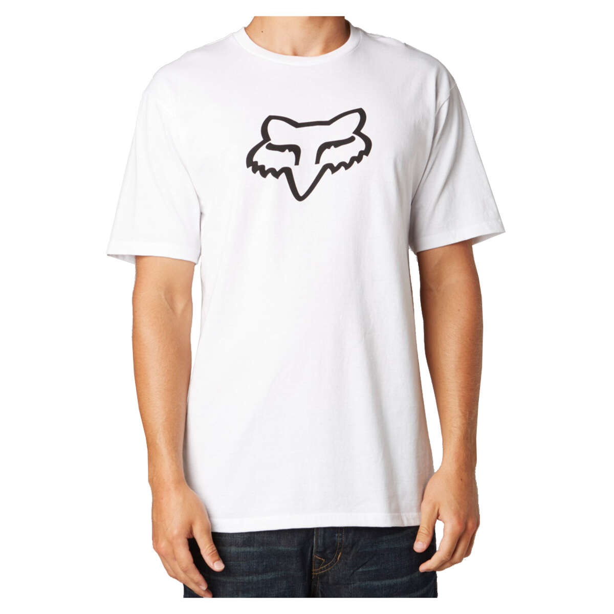 Fox T-Shirt Legacy Fox Head Optic White