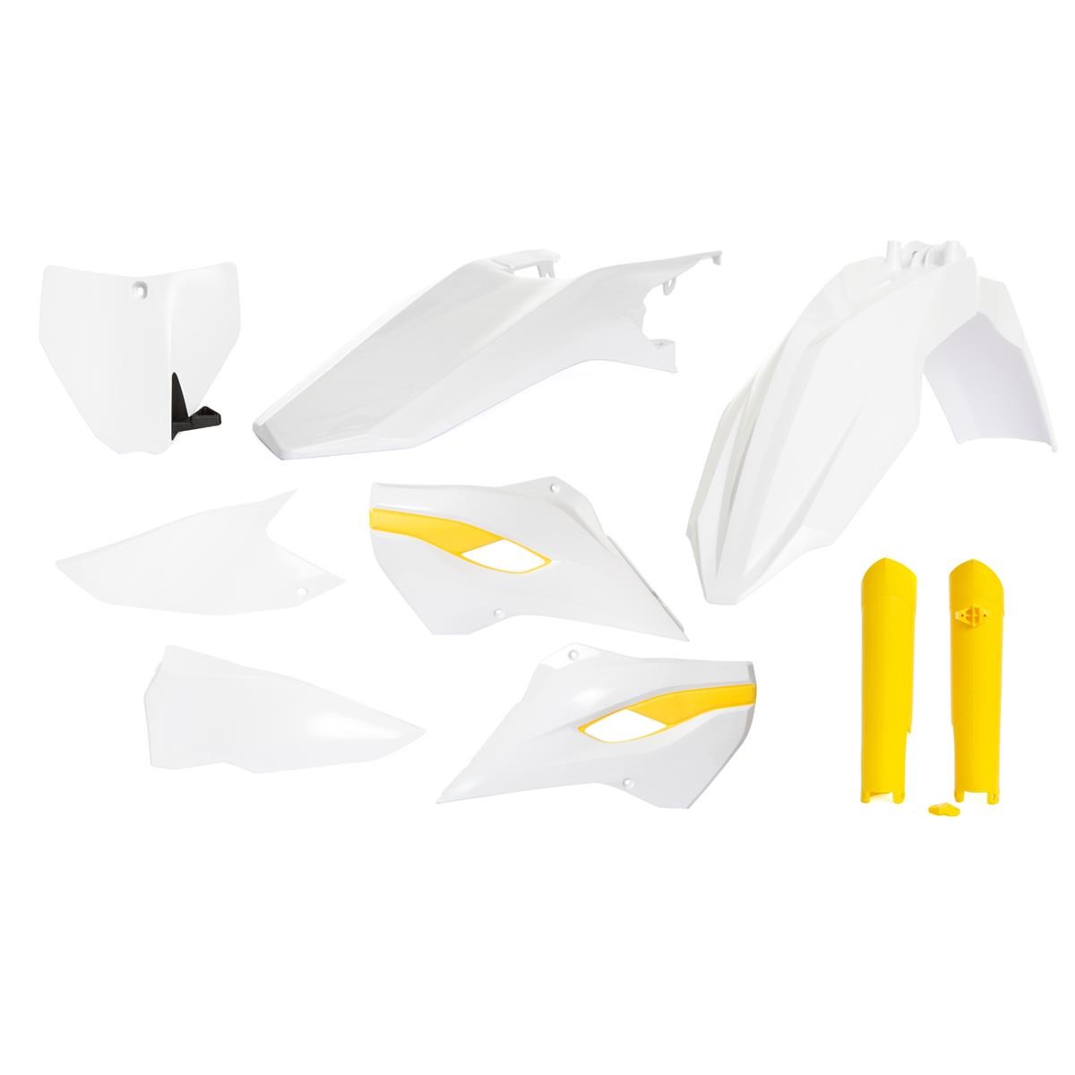 Acerbis Kit Plastique complet Full-Kit Husqvarna TE/FE 2015, Replica, Blanc