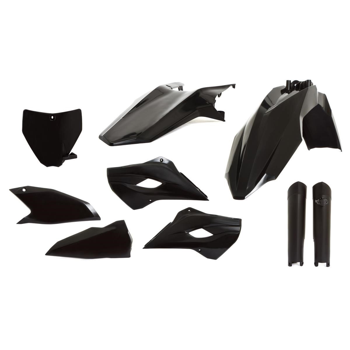 Acerbis Plastic Kit Full-Kit Husqvarna TE/FE 2015, Replica, Black