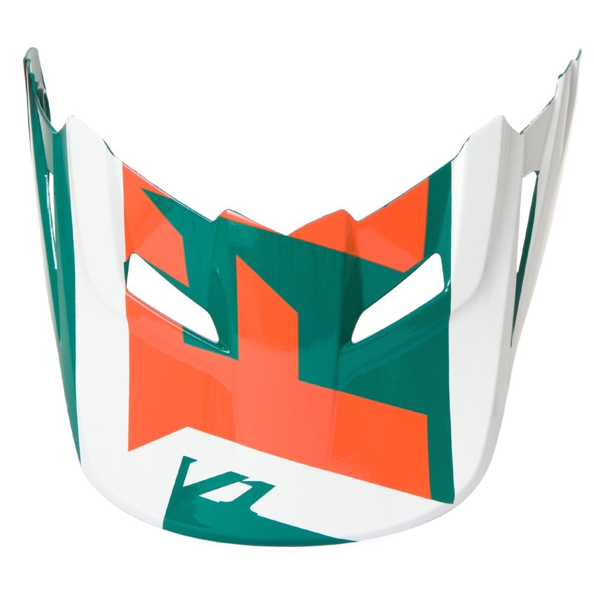 Fox MX Helmet Visor V1 Vandal - Green/Orange