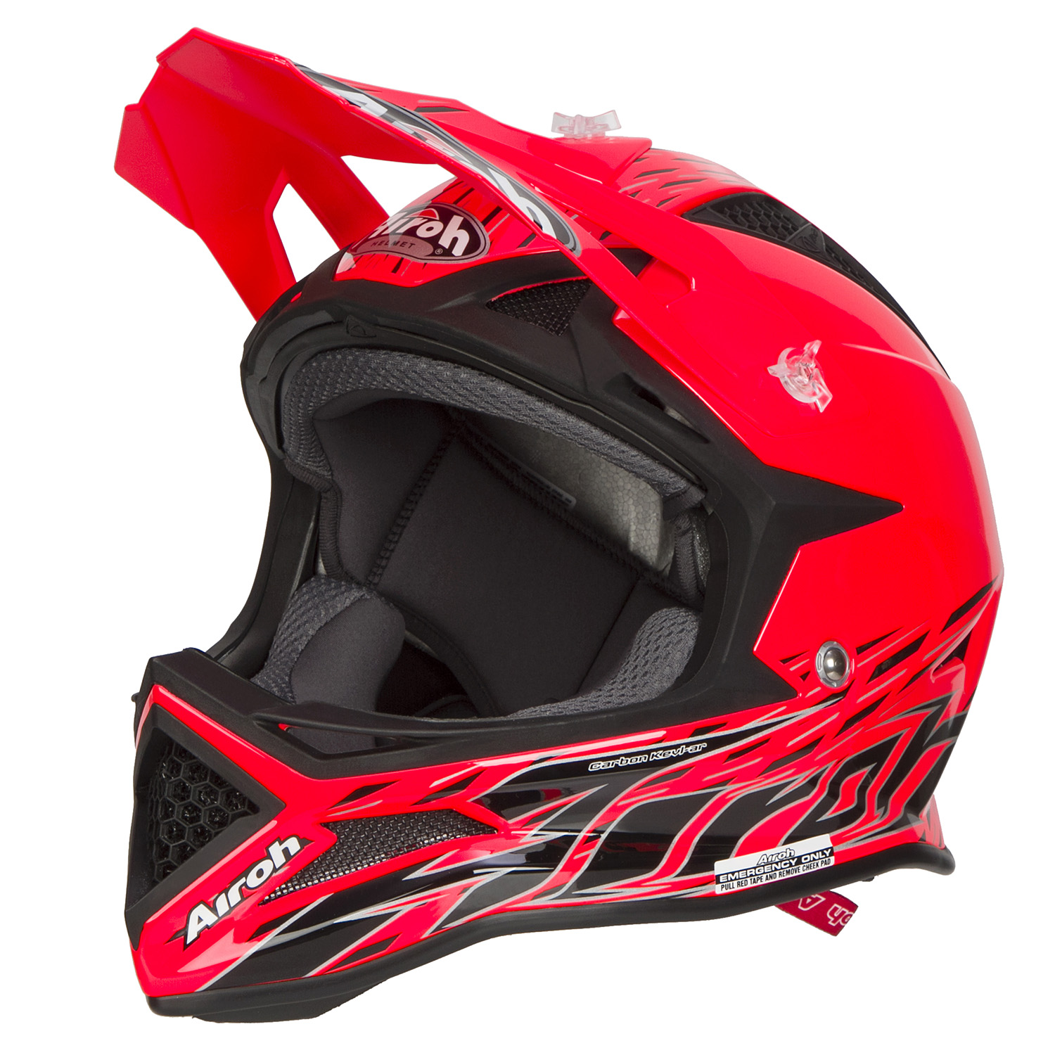 Airoh Downhill-MTB Helm Fighters Trace - Gloss Orange