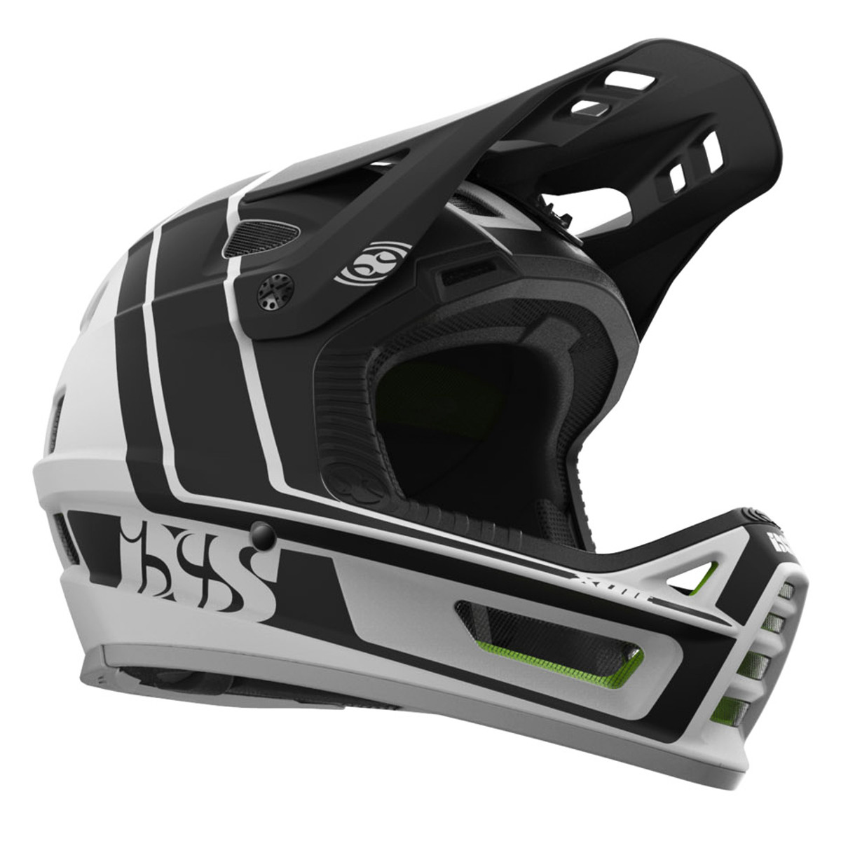 IXS Downhill MTB-Helm Xult Weiß/Schwarz
