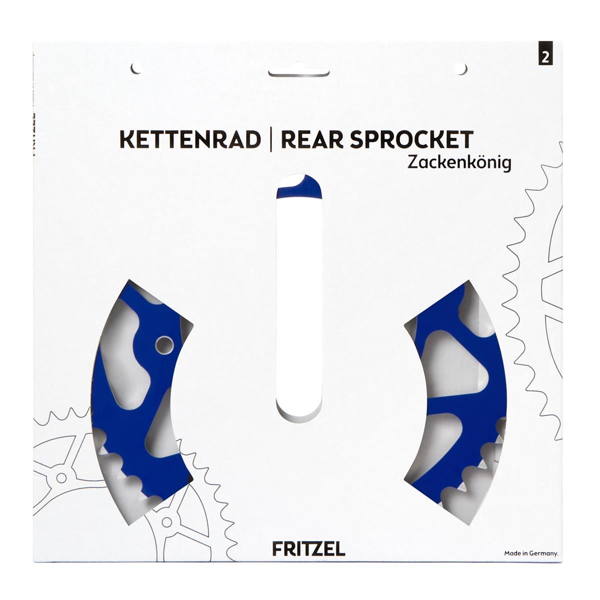 Kettenrad Ritzel Kettenblatt Yamaha yz yzf 125 250 450 wrf blau 