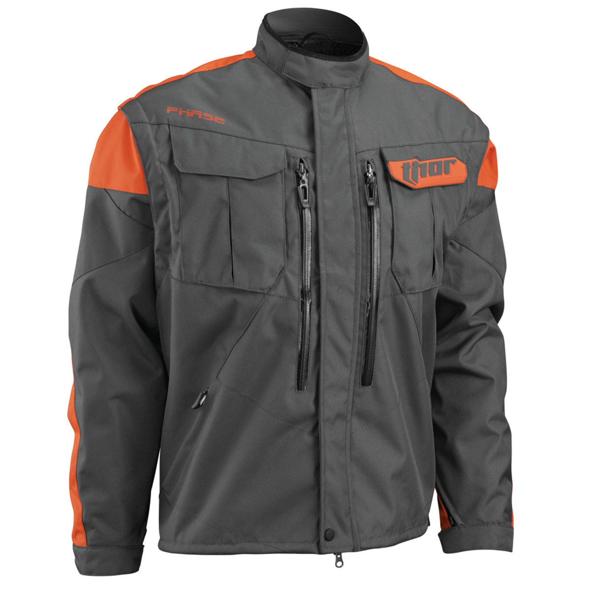 Thor MX Jacket Phase Charcoal/Orange