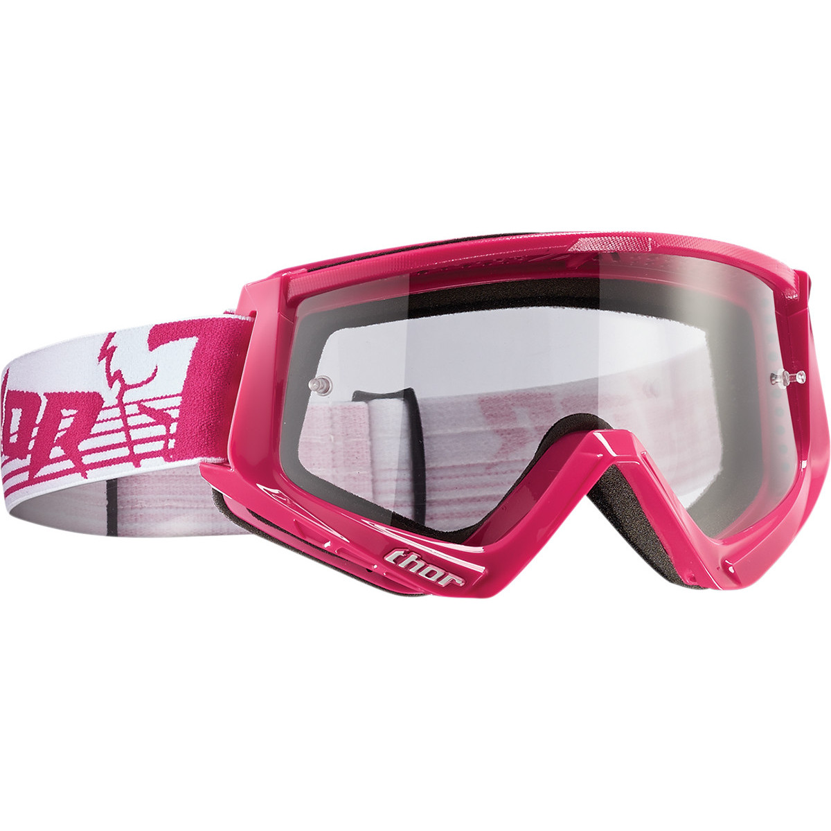 Thor Crossbrille Conquer Pink/Weiß Anti-Fog