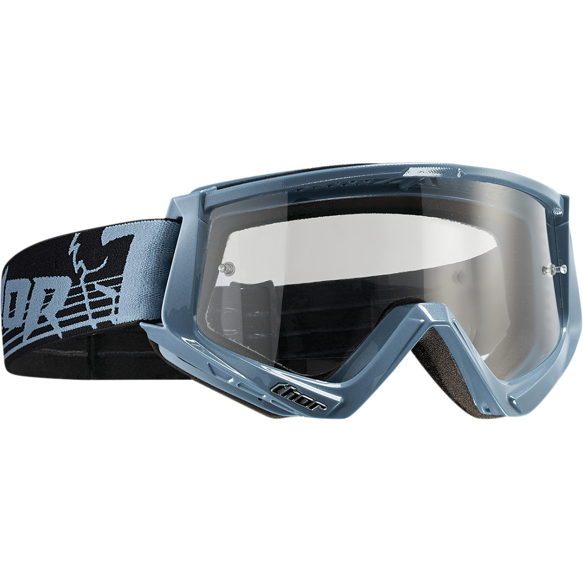 Thor MX Goggle Conquer Steel/Black Anti-Fog