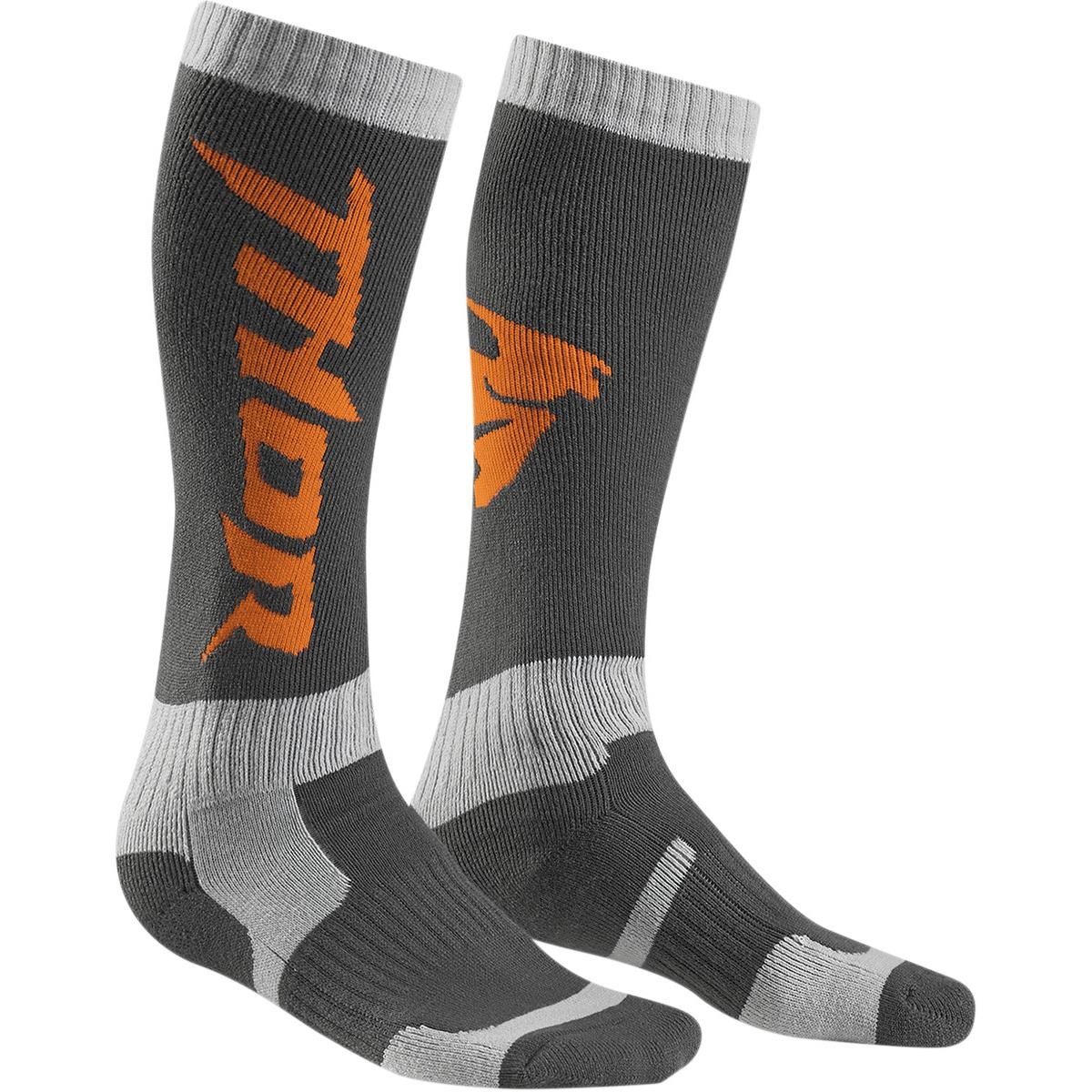 Thor Socks MX Grey/Orange