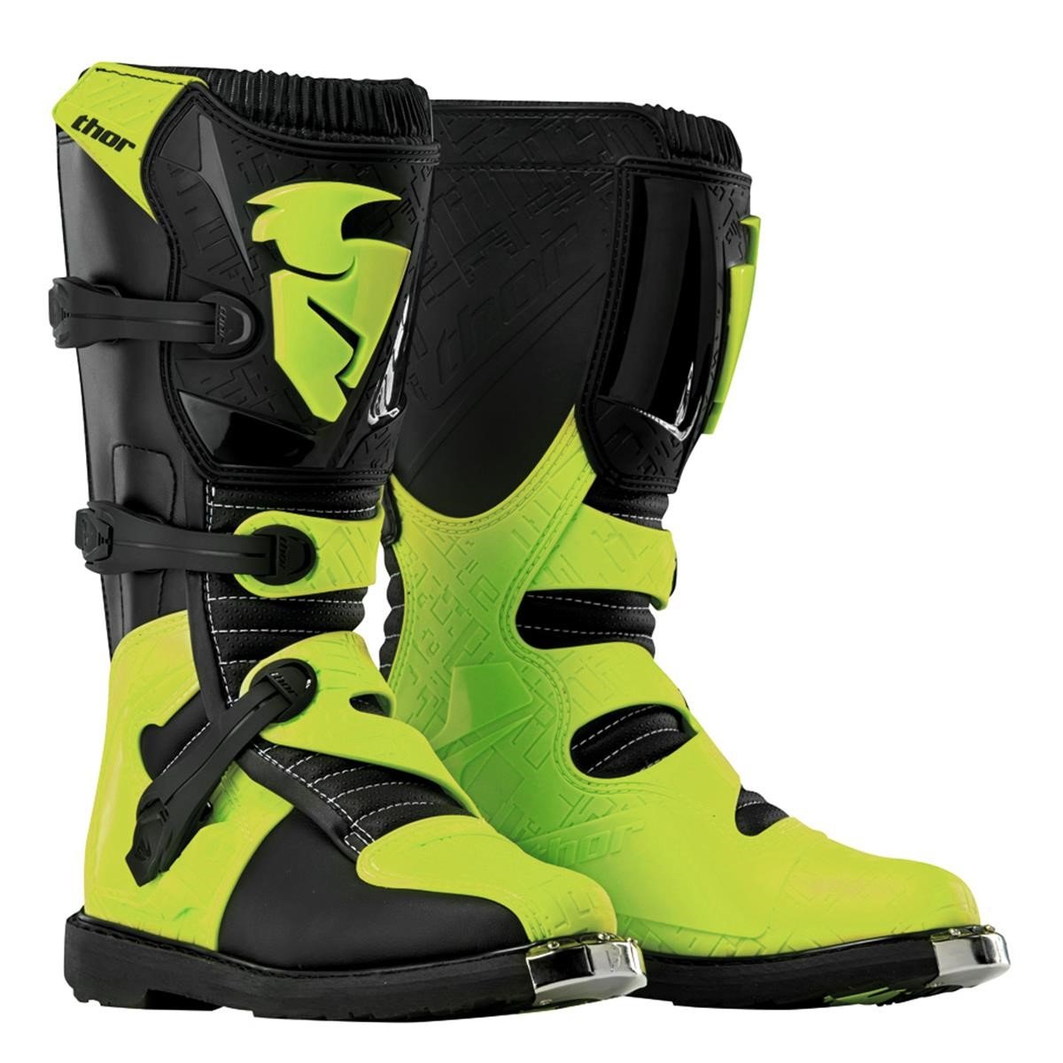 Thor MX Boots Blitz Black/Green