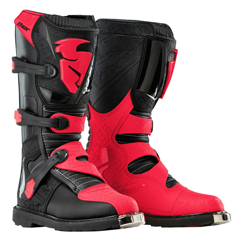 Thor MX Boots Blitz Black/Red
