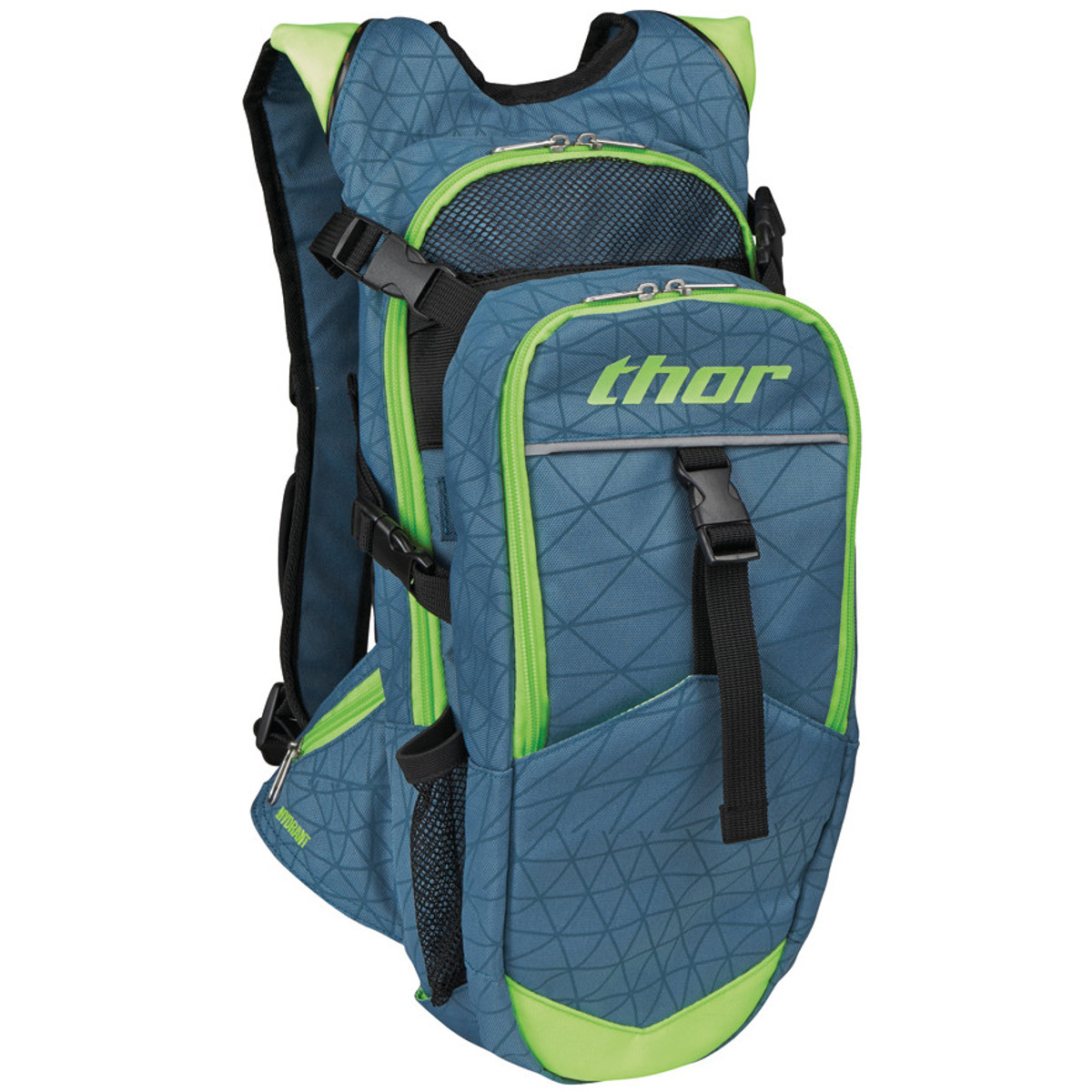 Thor Backpack with Hydration System Compartment Hydrant Steel/Green