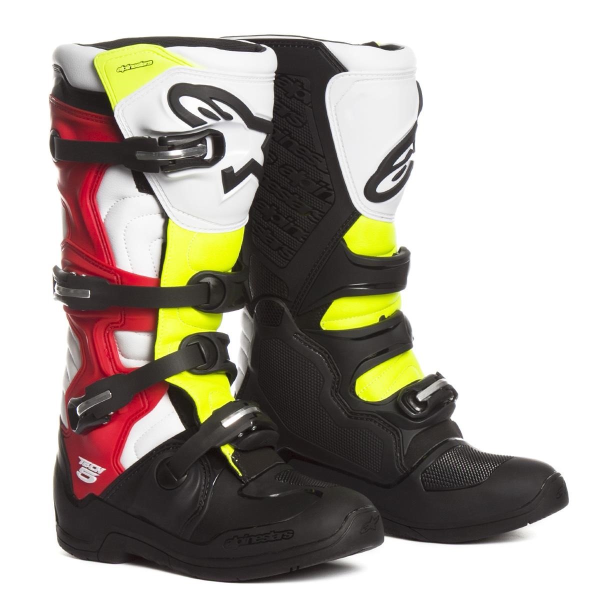 Alpinestars MX Boots Tech 5 Black/White/Red