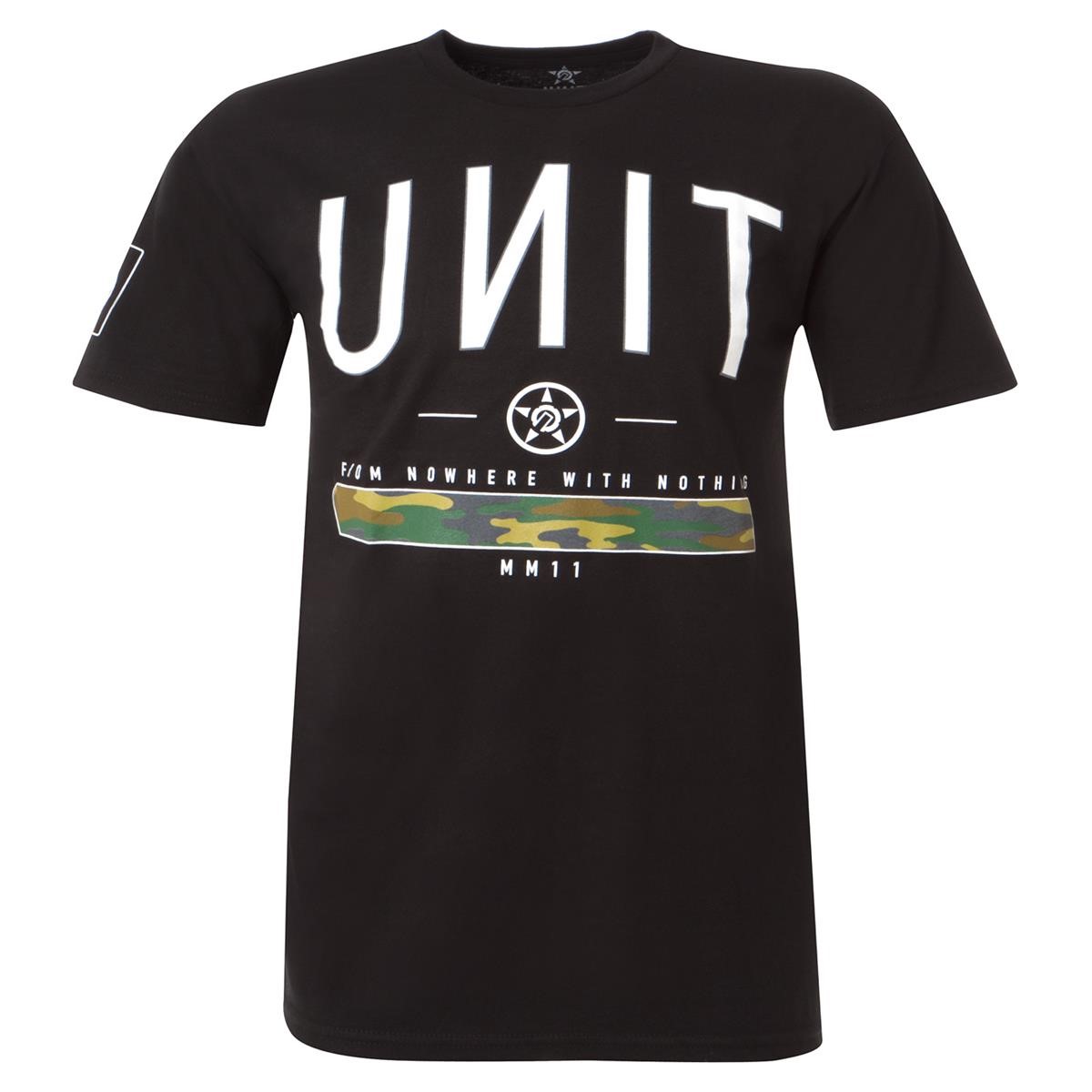 Unit T-Shirt Span Camo Black