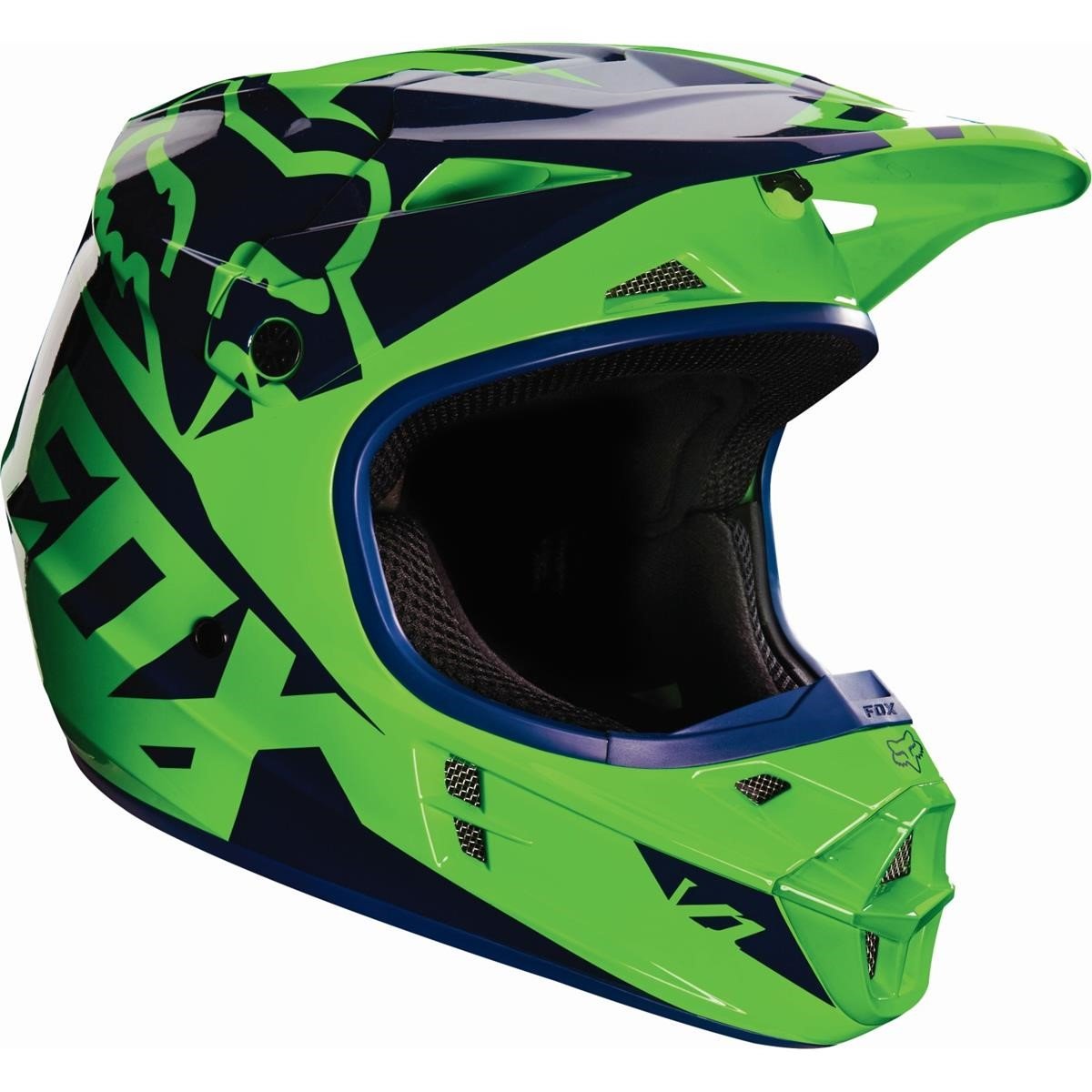 Fox Helmet V1 Race Flo Green